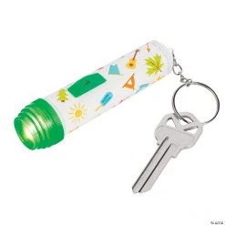 Camp Flashlight Keychains - 12 Pc.