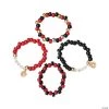 Chinese New Year Lucky Beaded Bracelets - 24 Pc.
