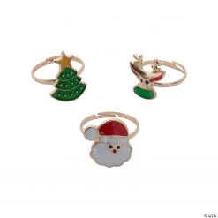 Christmas Rings - 12 Pc.