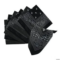 Solid Color Bandanas - 12 Pc.