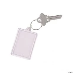 Clear Keychains - 12 Pc.