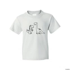 Color Your Own Dinosaur Youth T-Shirt