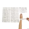 Color Your Own Numbers & Shapes Slap Bracelets - 27 Pc.