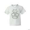 Color Your Own Pineapple Youth T-Shirt