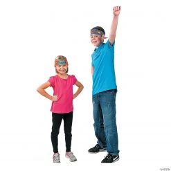 Color Your Own Super Hero Tie on Headband - 12 Pc. -Apparel & Accessories Sales color your own super hero tie on headband 12 pc 48 9772 a02