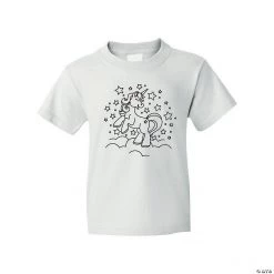 Color Your Own Unicorn Youth T-Shirt