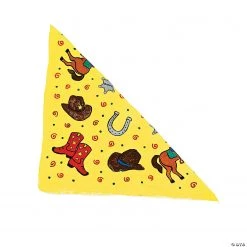 Color Your Own Western Bandanas - 12 Pc.
