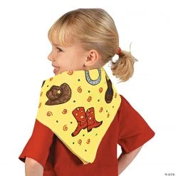 Color Your Own Western Bandanas - 12 Pc. -Apparel & Accessories Sales color your own western bandanas 12 pc 48 5012c a02