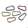 Colorful Keychain Carabiner Clips - 50 Pc.
