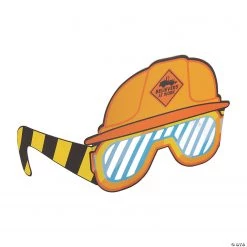 Construction VBS Hard Hat with Shutter Glasses - 12 Pc.