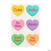Conversation Heart Temporary Tattoos - 72 Pc.