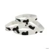 Cow Print Rubber Bracelets - 12 Pc.