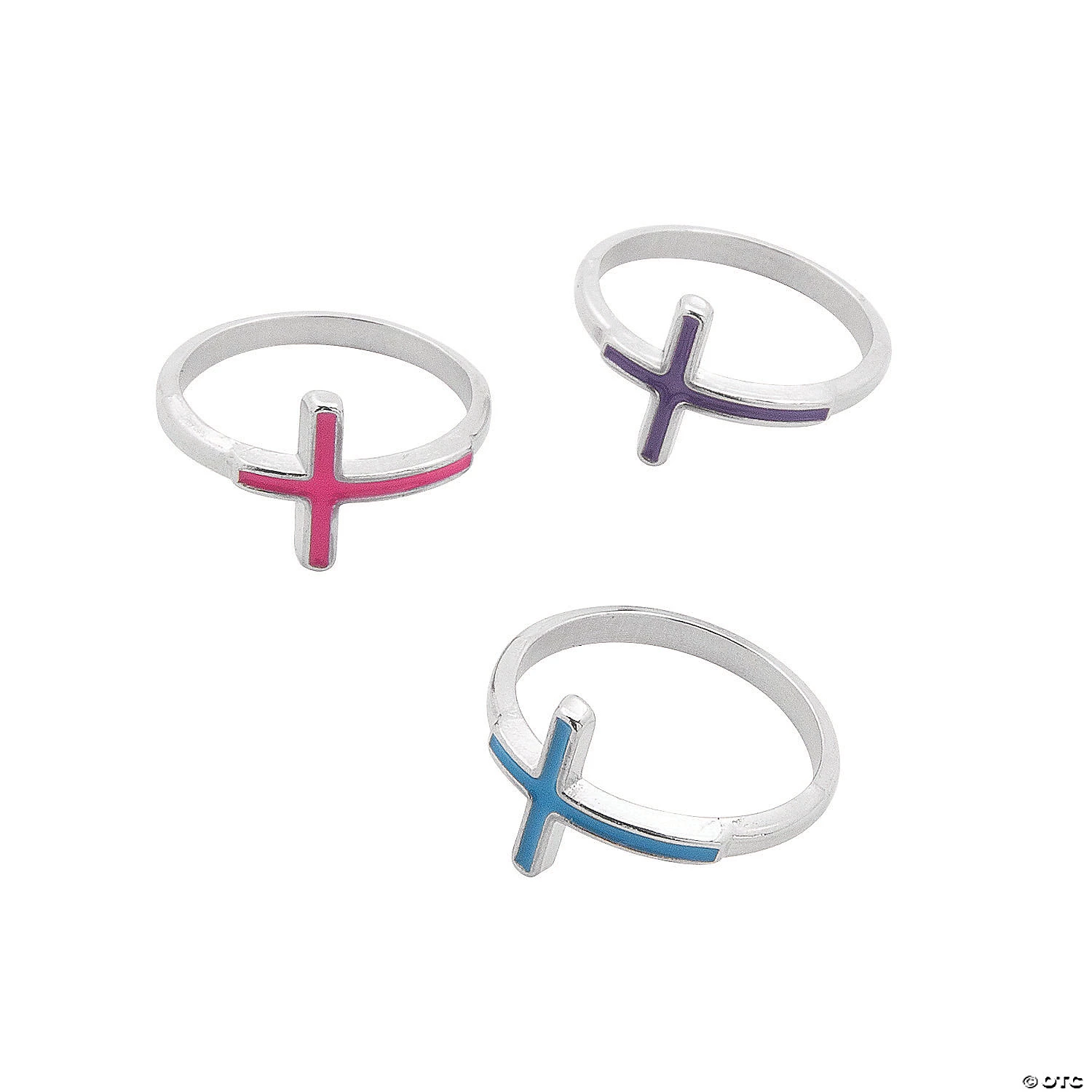 Cross Rings - 24 Pc. 1 Cross Rings - 24 Pc.