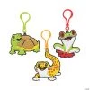 Cute Critters Backpack Clip Keychains - 12 Pc.