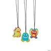 Cute Monster Charm Necklaces - 12 Pc.