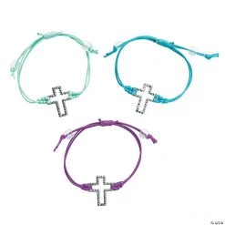 Cutout Cross Bracelets - 12 Pc.