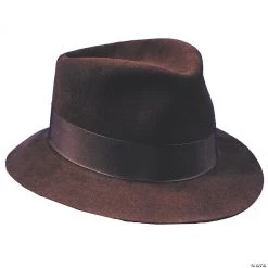 Deluxe Brown Fedora - Medium
