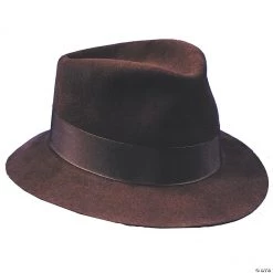 Deluxe Brown Fedora - Small