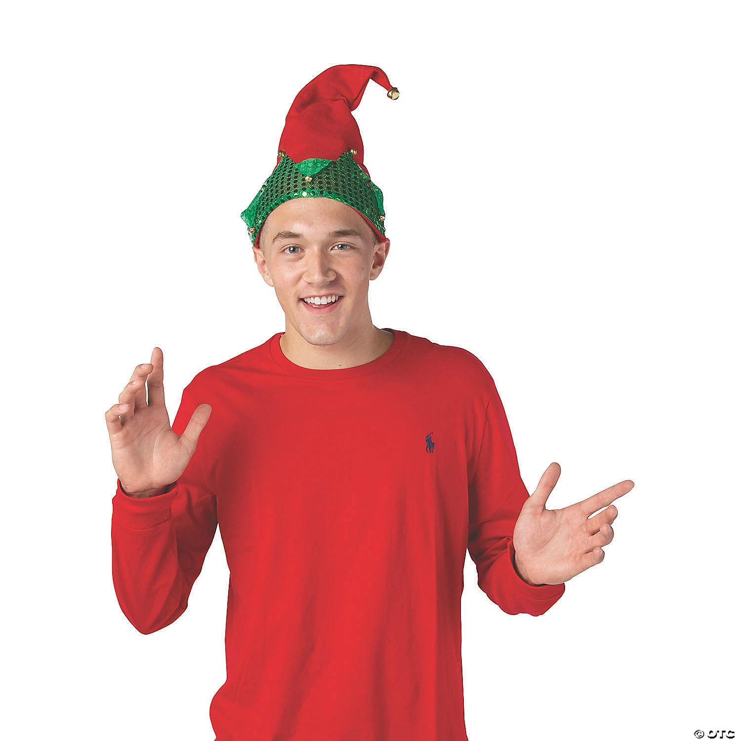 Deluxe Elf Hats with Jingle Bells - 12 Pc. 2 Deluxe Elf Hats with Jingle Bells - 12 Pc. - Image 2