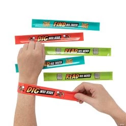 Dig VBS Slap Bracelets - 12 Pc.