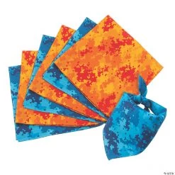Digital Camoflauge Bandanas - 12 Pc.