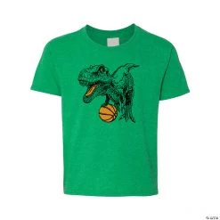 Dinosaur Basketball Youth T-Shirt