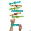Dinosaur Slap Bracelets with Charm - 12 Pc.