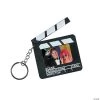 Director's Clapboard Picture Frame Keychains - 12 Pc.
