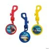 Discovery Shark Week™ Backpack Clip Keychains - 12 Pc.