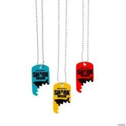 Discovery Shark Week™ Dog Tag Necklaces - 12 Pc.