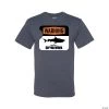 Discovery Shark Week™ Warning Sign Adult’s T-Shirt - XL