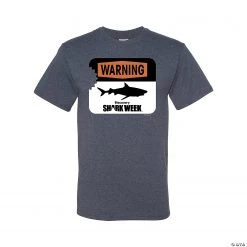 Discovery Shark Week™ Warning Sign Adult’s T-Shirt - XL