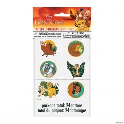 Disney The Lion King Temporary Tattoos - 24 Pc.