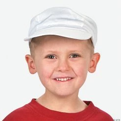DIY Value White Caps - 12 Pc. -Apparel & Accessories Sales diy value white caps 12 pc 48 2031p a03