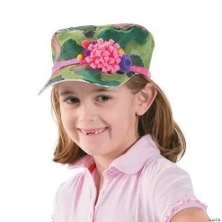 DIY White Military Hat - 12 Pc. -Apparel & Accessories Sales diy white military hat 12 pc 13643065 a03