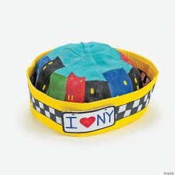 DIY White Sailor Hats - 12 Pc. -Apparel & Accessories Sales diy white sailor hats 12 pc 5 97u a02