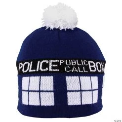 Doctor Who Tardis Pom Beanie