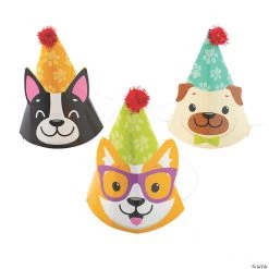 Dog Party Hats - 8 Pc.