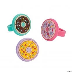 Donut Sprinkles Rings - 12 Pc.