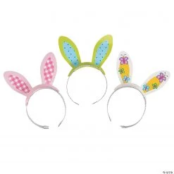 Easter Bunny Headbands - 12 Pc.