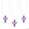 Easter Cross Necklaces - 12 Pc.