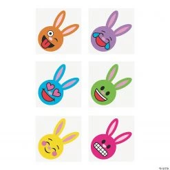Easter Emoji Temporary Tattoos - 72 Pc.