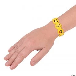 Emoji Character Rubber Bracelets - 12 Pc. -Apparel & Accessories Sales emoji character rubber bracelets 12 pc 13772651 a01