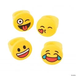 Emoji Rings - 12 Pc.