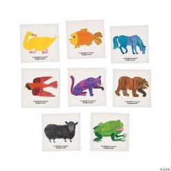 Eric Carle's Brown Bear, Brown Bear, What Do You See? Temporary Tattoos - 72 Pc.