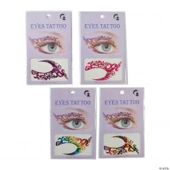 Eye Temporary Tattoos - 12 Pc. -Apparel & Accessories Sales eye temporary tattoos 12 pc 13652841 a02