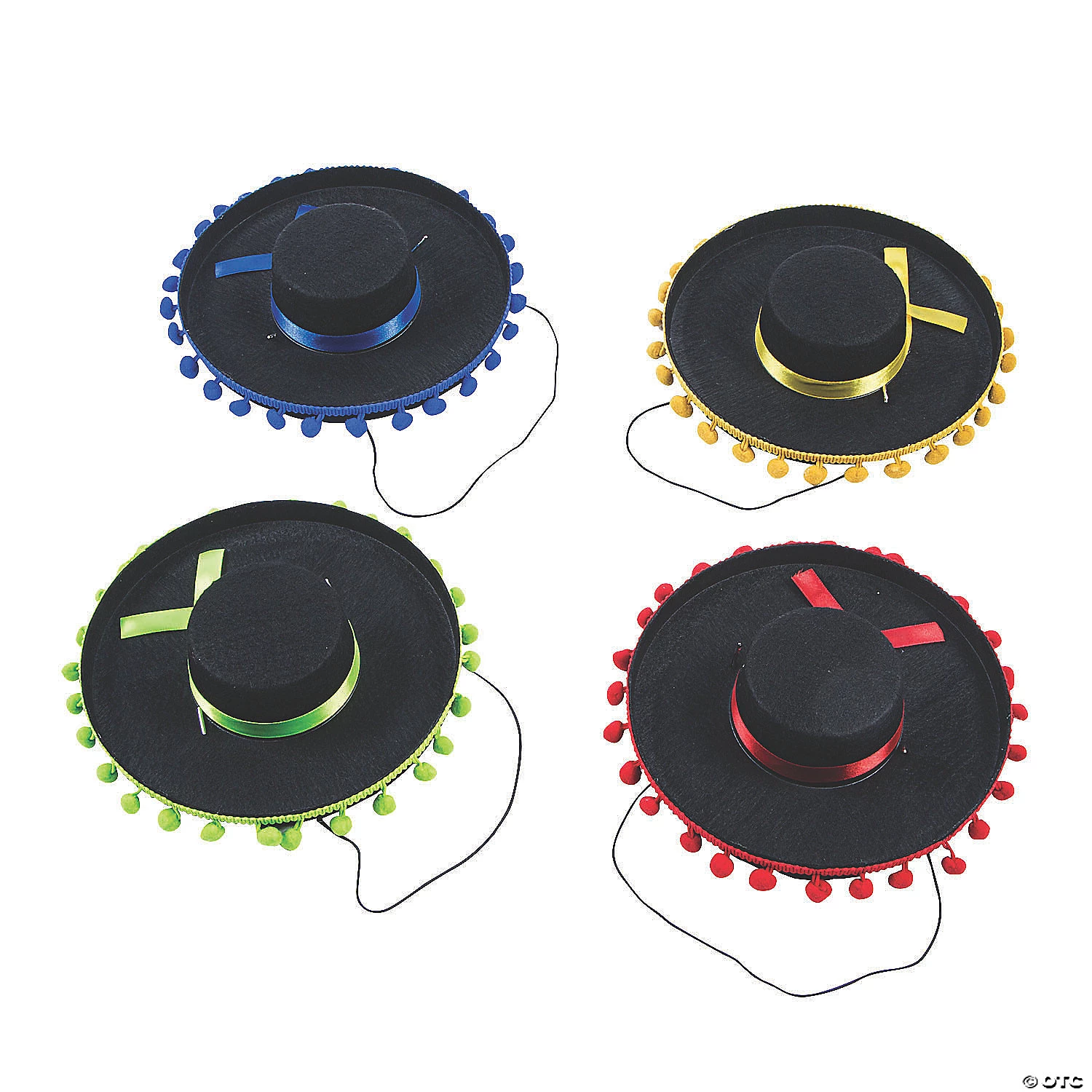 Felt Mariachi Hats - 12 Pc. 1 Felt Mariachi Hats - 12 Pc.