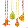 Fiesta Bead Necklaces with Sayings - 24 Pc.