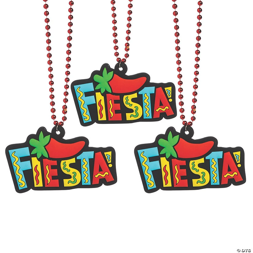 Fiesta Jumbo Charm Necklaces - 12 Pc. 1 Fiesta Jumbo Charm Necklaces - 12 Pc.