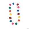 Fiesta Jumbo Pom-Pom Necklaces - 12 Pc.